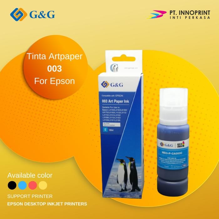 

Tinta Art Paper G&G 003 100ml