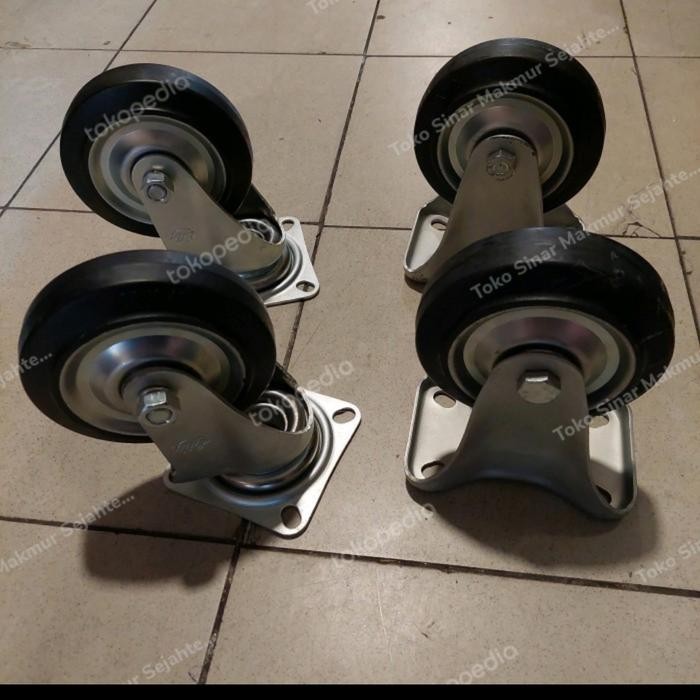 

Terlaris Roda Karet Edly 6" Putar Diam Isi 4