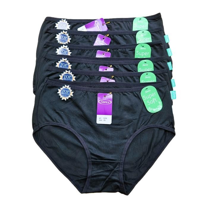 Cd Wanita Sorex 1239 Khusus Hitam Celana Dalam Cewek Sorek Midi Super Soft