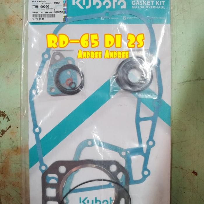 populer] RD-65 2S Paking Gasket Kit Major Overhaul Kubota RD-65 DI 2S Original
