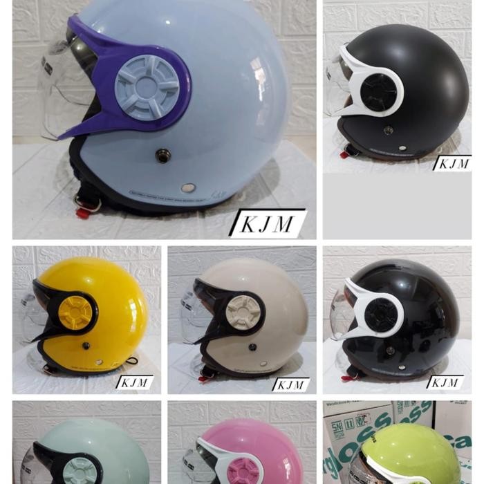 Helm Cargloss Hijab Yrh Helm Retro Cargloss
