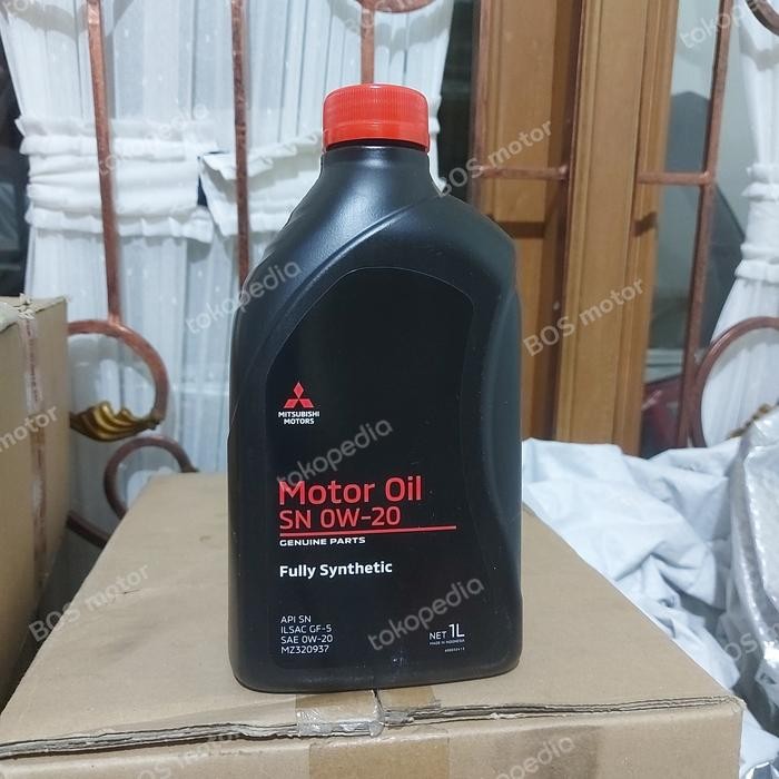 Oli Mitsubishi 0W-20 1L . Oli Mobil Xpander Pajero Full Synthetic