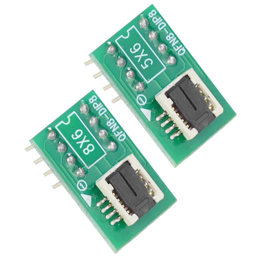 

EZP 2023 universal programmerDFN8 WSON8 MLF8 QFN8 Adapter 6*5mm 6*8 IC Chips Socket for CH341A
