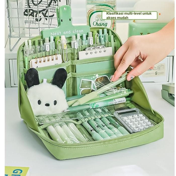 

Cod12 Lapistempat Pensil Berkapasitas Besar Tempat Pensil Cinnamoroll Panda Penyimpanan Alat Tulis