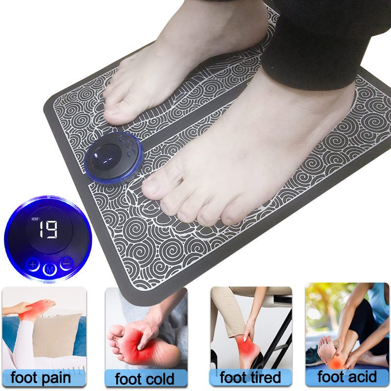 Electric EMS Foot Massager Muscle Massager Foot Massage Mat Relaxation Treatment Improve Blood