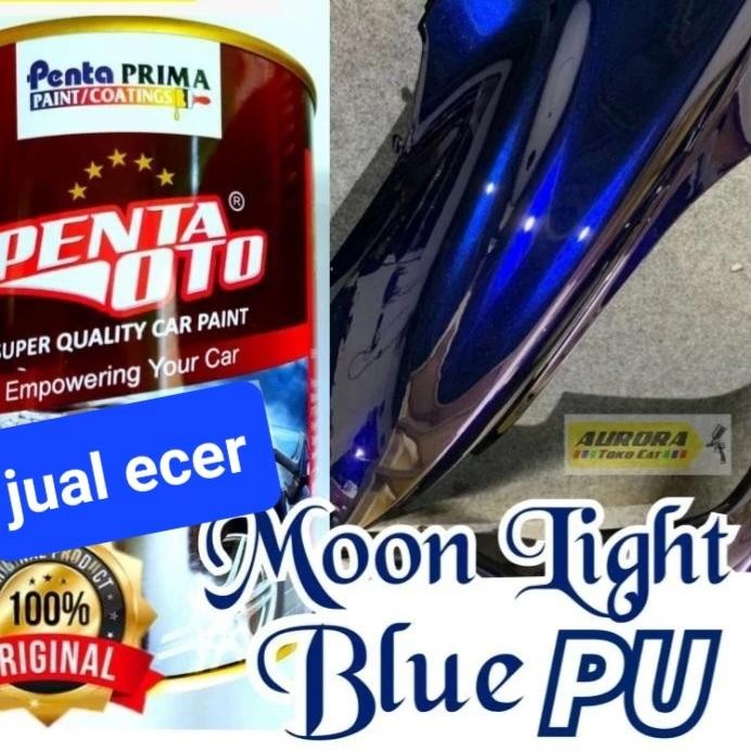 BEST SELLER Cat Polyurethane Moon Light Blue Penta Oto Cat Pu Biru Gelap