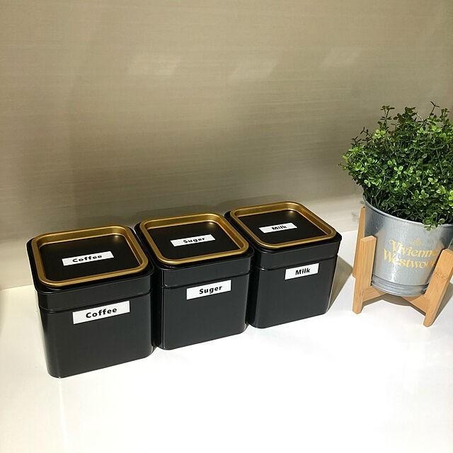 Belanja Tempat Penyimpanan Teh Kopi Gula Kaleng Stoples Kotak Baja Wql11