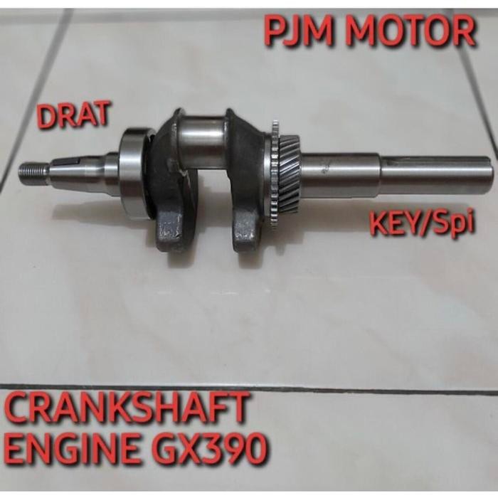 >>>>>] GX390 CRANKSHAFT BANDULAN KRUK AS KRO AS MESIN PENGERAK GX340 GX420 GX 340 GX 390 GX 420 13PK