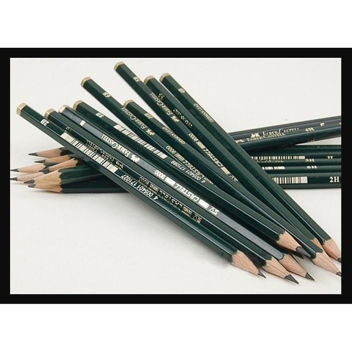 FLASH SALE FABER CASTELL GRAPHITE PENCIL / PENSIL LUKIS FABER CASTELL PENSIL 8B UNTUK GAMBAR