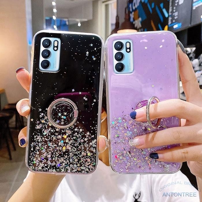 OPPO A16 A74 5G A54 RENO 5F GLITER SILIKON CASING SOFT CASE HP