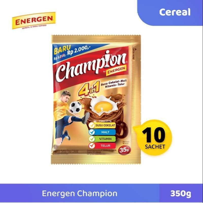 

Susu Champion renceng 10 sachet champion timnas 10x30gr