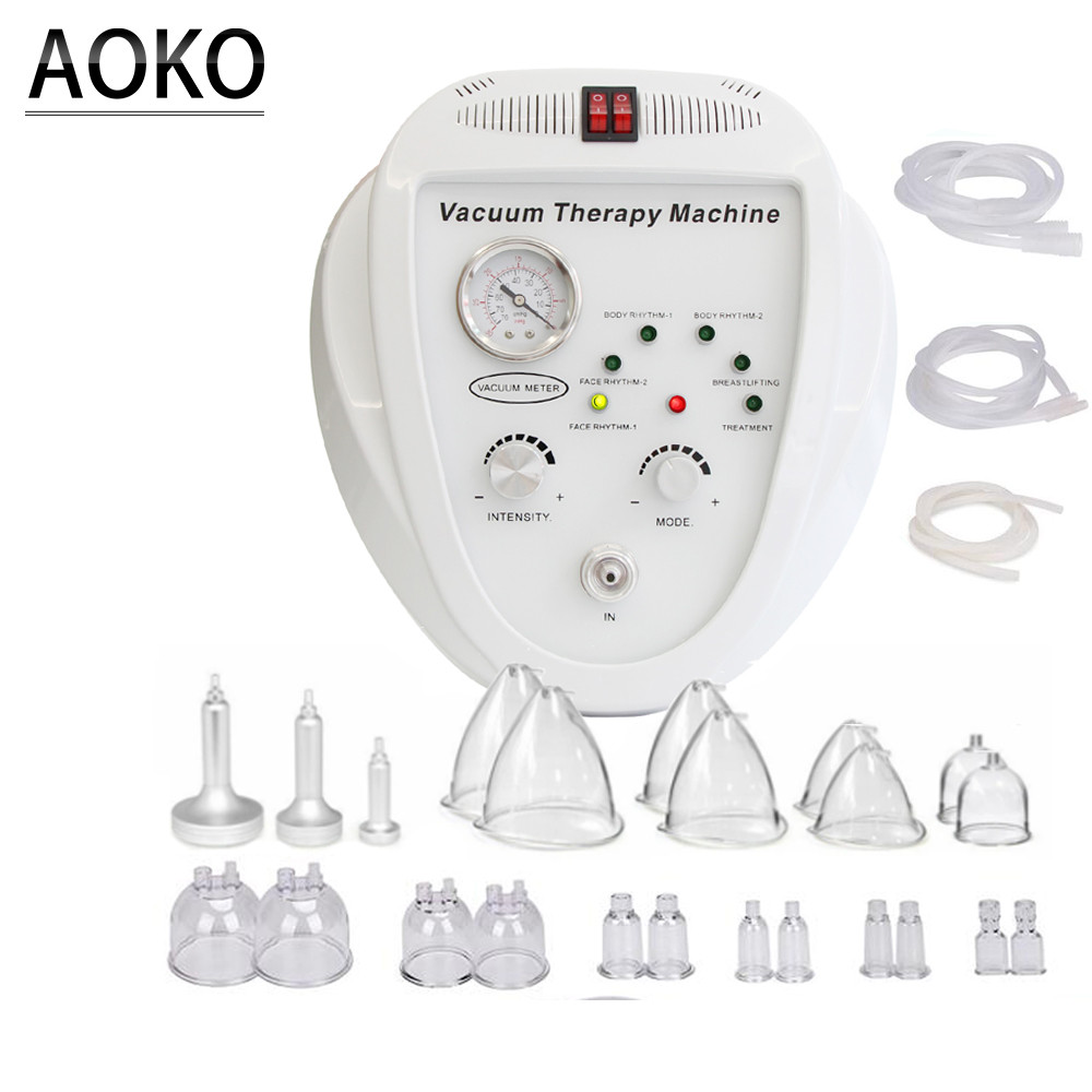 AOKO Vacuum Massage Face Lifting Beauty Machine Breast Enlargement Machine Pump Cup Massager Body