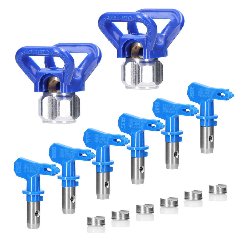 Airless Paint Nozzles Set Reversible Spraying Machine Tips Airless Paint Sprayer Nozzle Airless