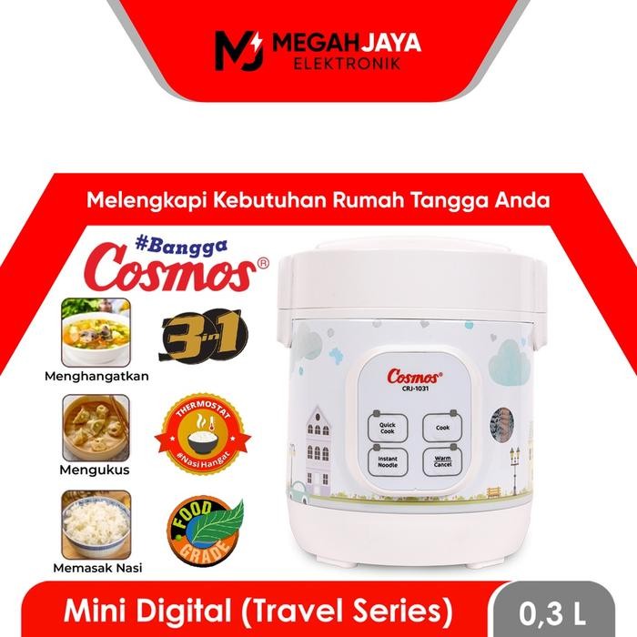 [Allthebest] COSMOS RICE COOKER TRAVEL / MAGIC COM CRJ1031 / CRJ 1031 / CRJ-1031