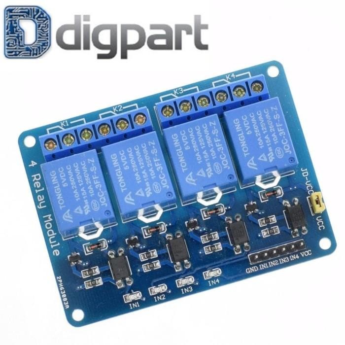 [Allthebest] Relay module 4-channel 4 channel relay control board