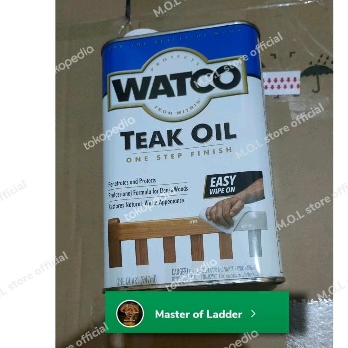 [Allthebest] Watco Teak Oil Varnish Kayu Pemoles kayu made in USA