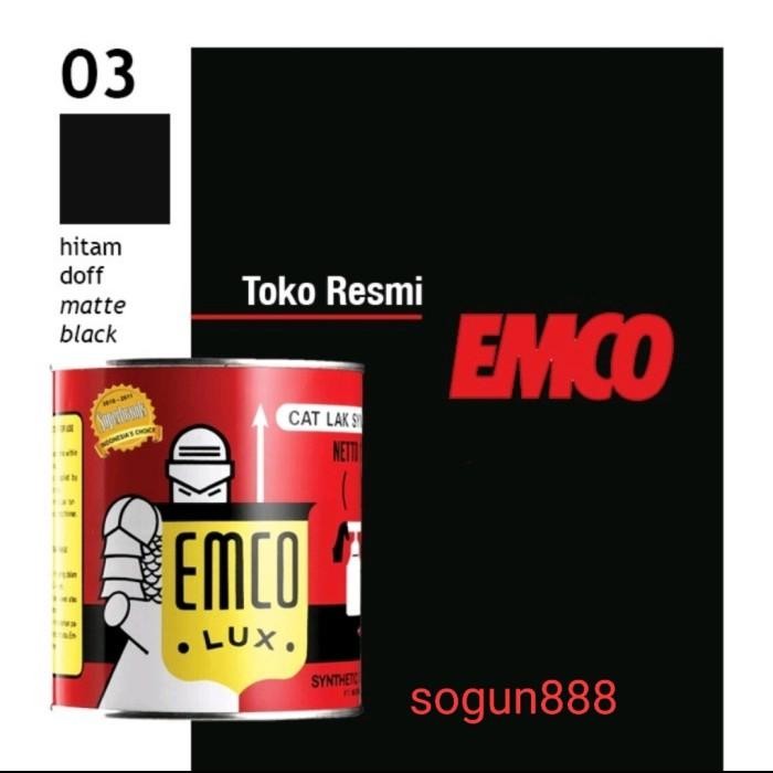 [Allthebest] Emco cat kayu dan besi 1 kg hitam doff