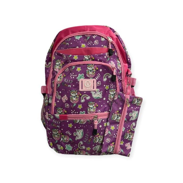 Tas ransel sekolah anak perempuan SD SMP SMA/tas anak sekolah dompet/tas anak perempuan multifungsi