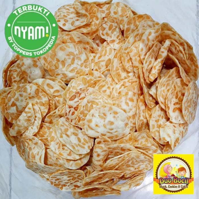 

Keripik Tempe Oven Mini - 1 Kg best seller