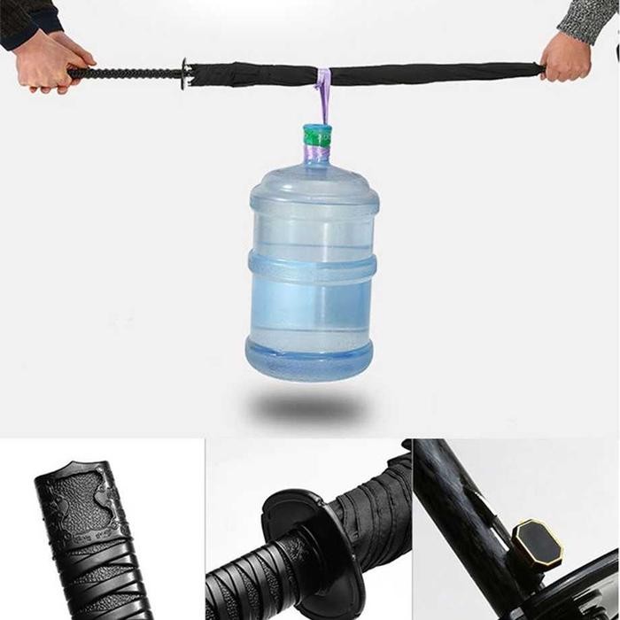 Payung Lipat Otomatis Model Samurai Jepang Anti UV Windproof Premium