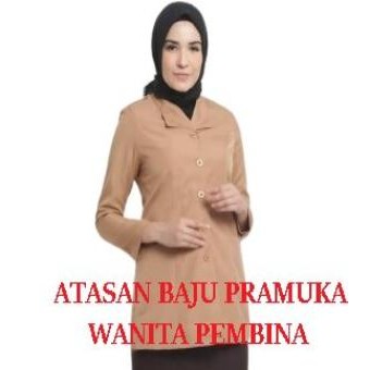 Atasan Baju Pramuka Wanita Guru Pembina Terlaris