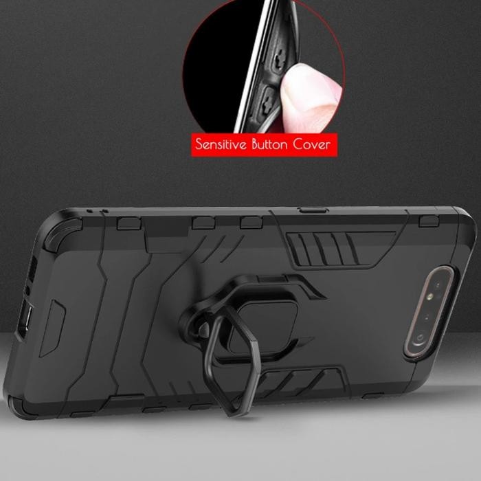 SAMSUNG A80 CASE ARMOR ROBOT IRING STANDING CASE