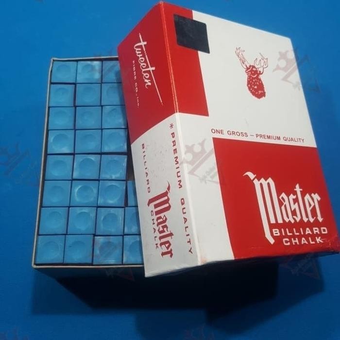 

KAPUR MASTER BILLIARD CHALK ORIGINAL 100% (KEMASAN TERSEGEL)