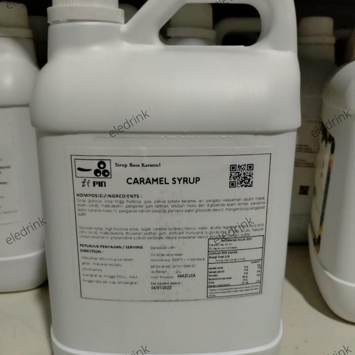 

Itpin 2.5Kg Syrup Caramel Flavour Premium Rasa Caramel Gratis Ongkir