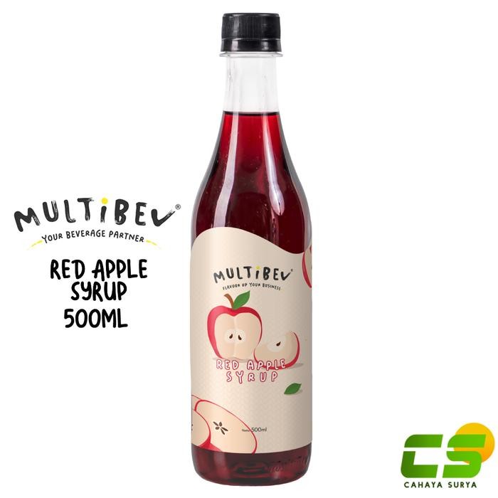 

Multibev Sirup / Syrup - Red Apple Syrup 500 Ml (Rasa Apel Merah) Gratis Ongkir