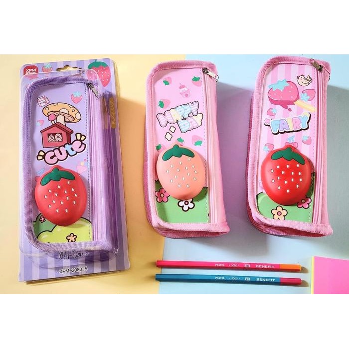 

TEMPAT PENSIL SLETING ANAK BAGUS LUCU PEN CASE DOMPET 3D KADO ULTAH