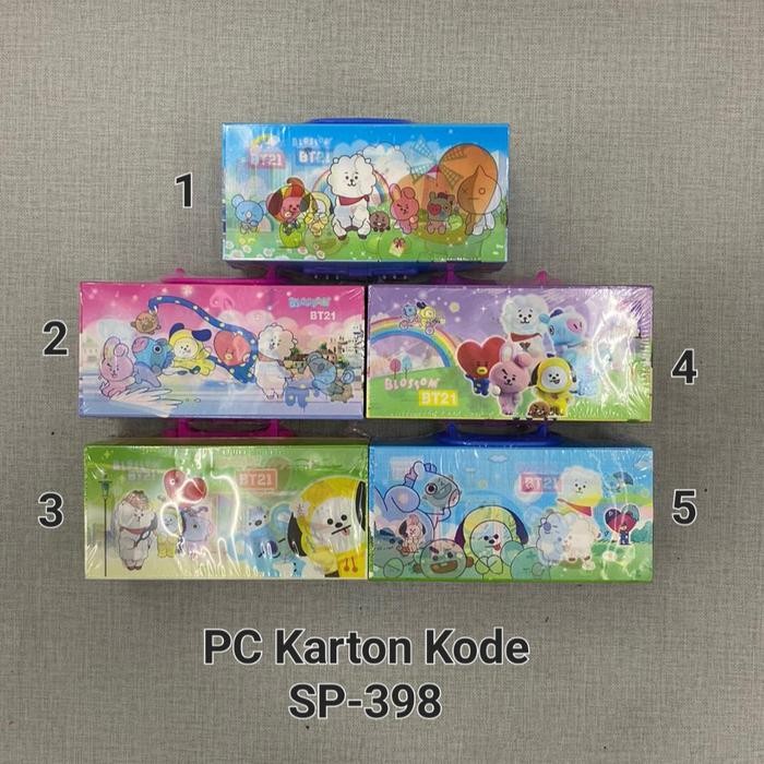 

Pencil Case Karton Karakter 3D Kode 3 Susun SP-398 / Tempat Pensil