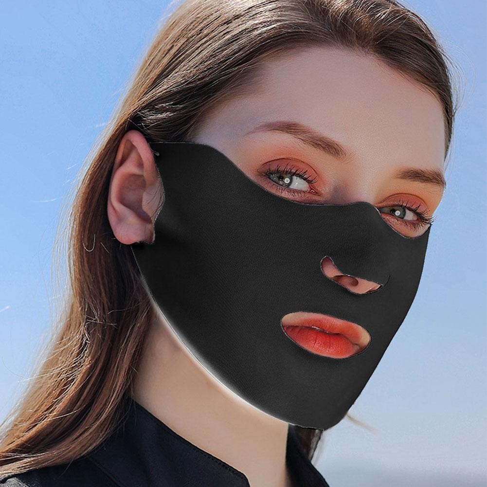 Breathable Exposed Mouth Nose Golf Mask Anti-uv UPF50+ Ice Summer Outdoor Sports Mask Face Mask