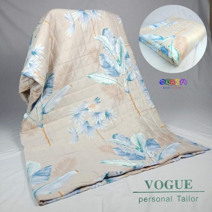 Selimut Katun Traveling VOGUE 180x200cm Bitki mocca