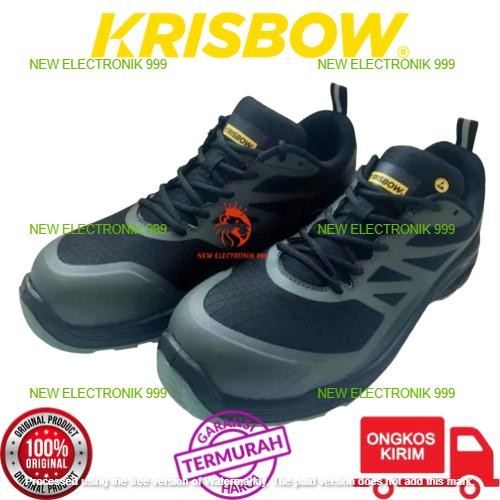 ram Krisbow Sepatu Pengaman GOLIATH Hitam SAFETY SHOES GOLIATH