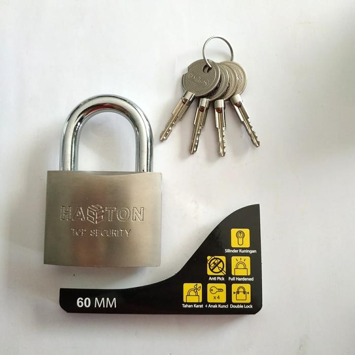 Gembok Rumah / / Pagar Hasston Prohex Kunci Bintang 60 mm