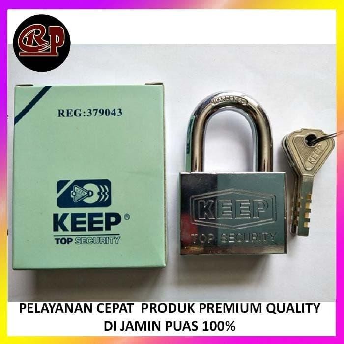 Gembok Kuningan Keep / Gembok Kuningan Anti Maling / Gembok Serba Guna