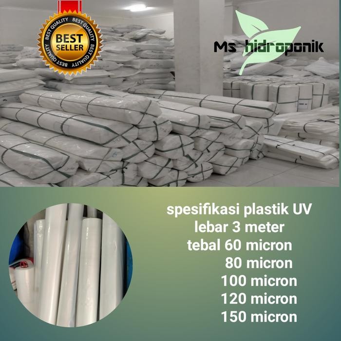 PREMIUM Plastik UV Lebar 3 meter per roll
