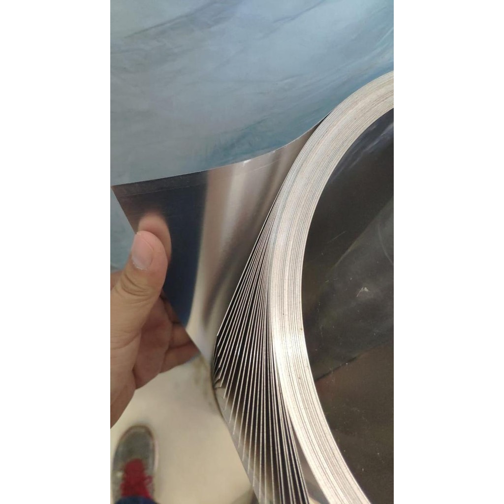 PREMIUM Plat Alumunium 0,2mm / 0,3mm Lembaran 1mX2m Seng Alumunium