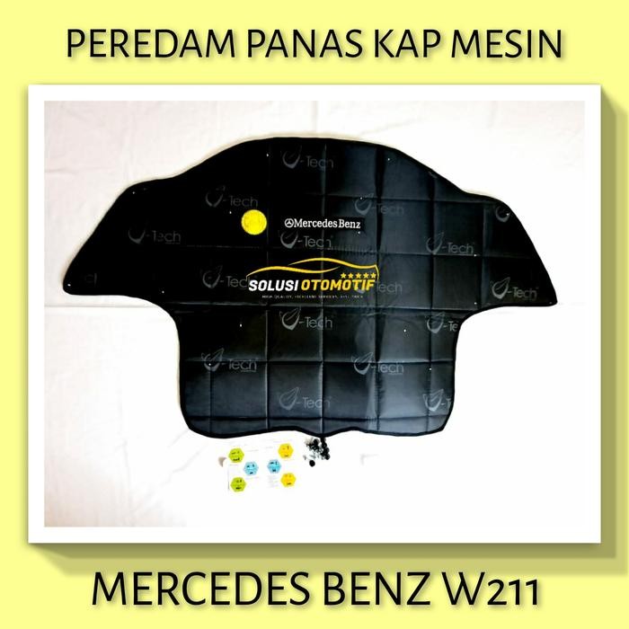 PREMIUM MERCEDES BENZ W211 Peredam Panas Kap Mesin Aksesoris Mobil VTECH +Klip