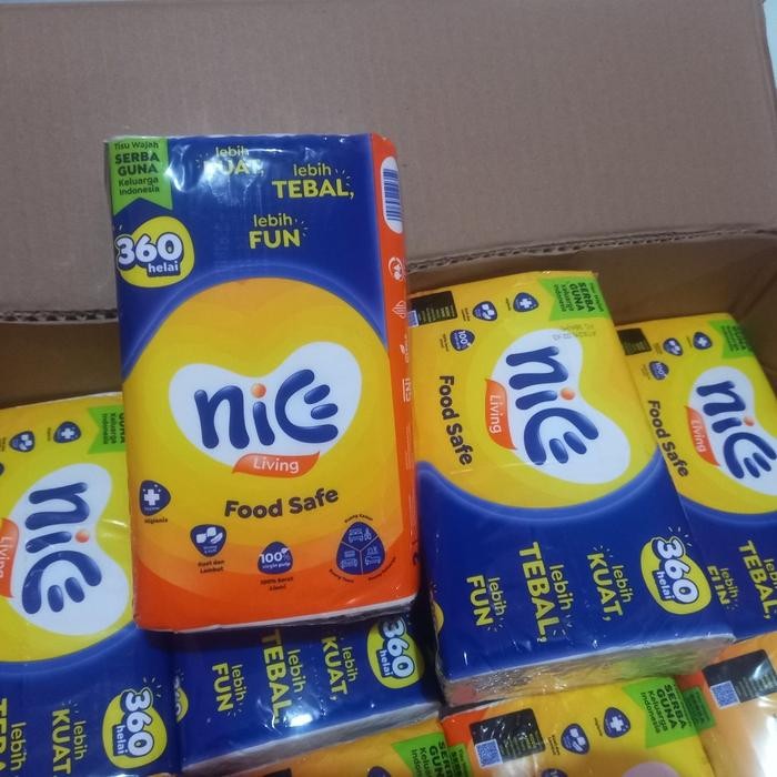 PREMIUM GROSIR Tissue Facial Nice 180 S - Tissue Refill - Lembaran NICE 180