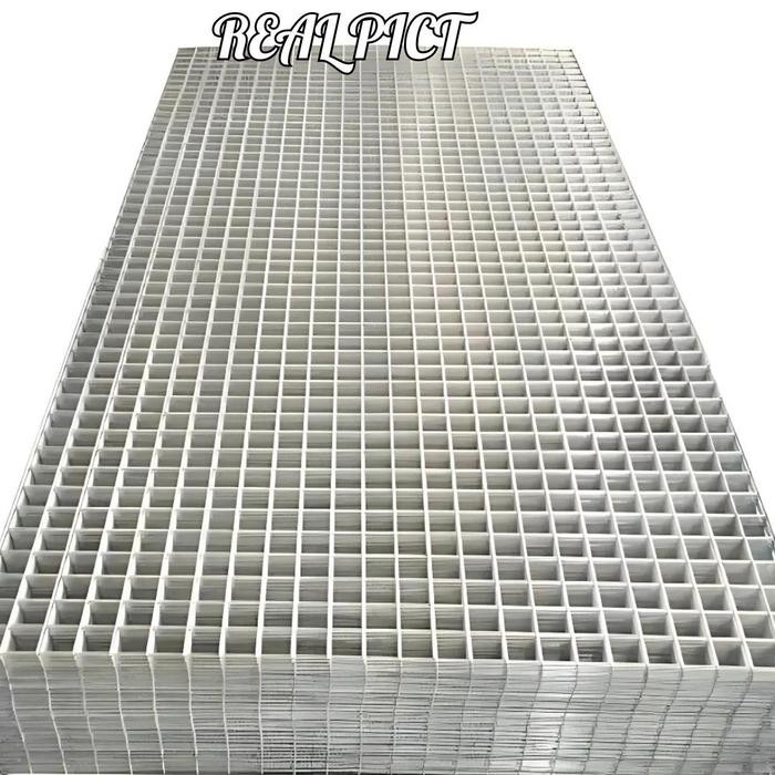 PREMIUM Kawat Ram Mesh Tebal 2 Mili Lubangan 2.5 x 2.5 Wiremesh Lembaran Galvanis Besi Tanaman Baja