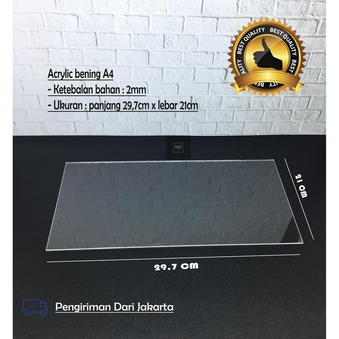 PREMIUM ACRYLIC / AKRILIK POSTER / MIKA / ACRYLIC A4 / AKRILIK LEMBARAN / KACA