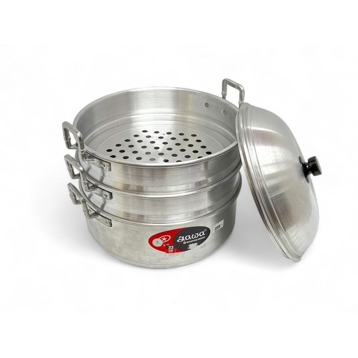 PREMIUM LANGSENG 33/3 CM MP / PANCI KUKUS SUSUN 3 MASPION / PANCI STEAMER MASPION