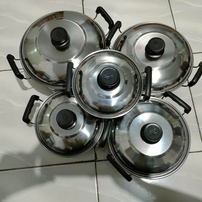 PREMIUM Godenpany Panci Set Panci Sup Kukus Stainless Steamer Soup pot