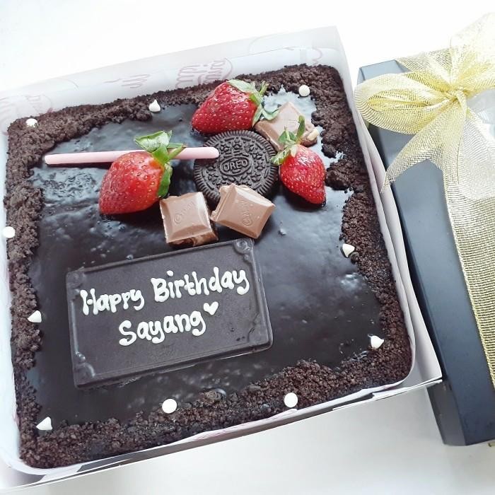 PREMIUM kue ultah/brownies kukus/birthday cake/brownies/kue ulang tahun