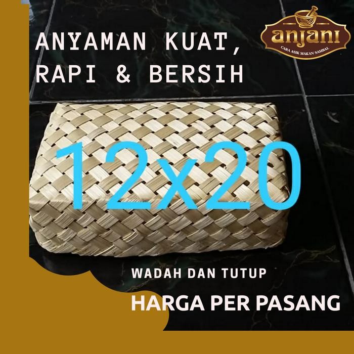 PREMIUM Besek pipiti anyaman bambu untuk tempat makan dan sovenir murah