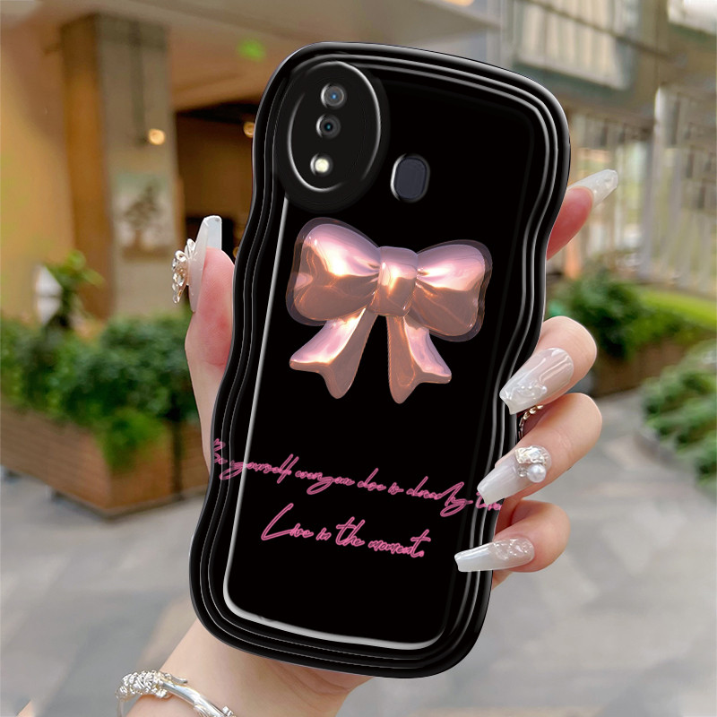 Casing Hp Untuk Samsung Galaxy A20 A30 A20s A21s M10s M20 Case Krim gelombang Softcase Silikon Kesin