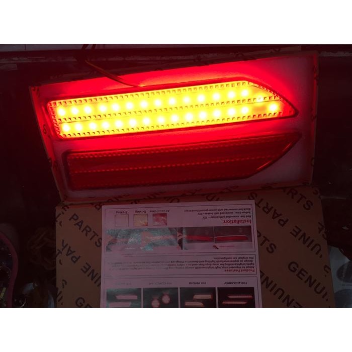 Led Bumper Belakang Matakucing Reflektor New Crv Gen3 06-08