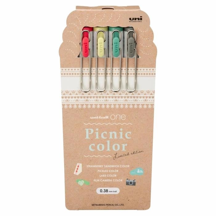 

Uni UniBall One Picnic Color Set Gel Ink Pen 0.38mm Mitsubishi Uni-Ball Limited Edition