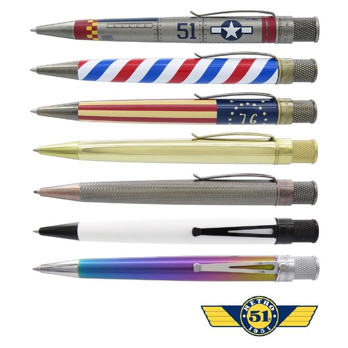 

RETRO 51 Tornado Rollerball Ballpoint Pen Vintage Metalsmith/ Pulpen